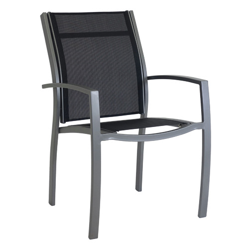 Seaspray Aluminium Outdoor Sling Dining Chair | Temple & Webster