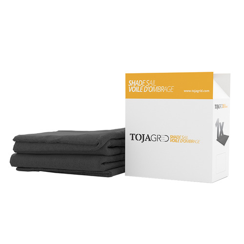 Hartman Grey Toja Grid Square Pergola Shade Sail Temple & ster