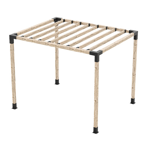 24 Piece Toja Grid Trio, Solo & Knect Top Rafter Pergola Bracket Set