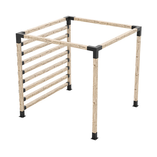 Toja Grid Trio, Solo & Knect Post Wall Pergola Bracket Set