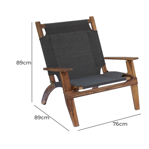 4 Seater Primavera Acacia Wood Outdoor Lounge Set