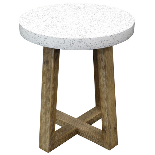 Terrazzo Round Side Table