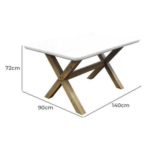 Terrazzo Outdoor Dining Table Temple Webster