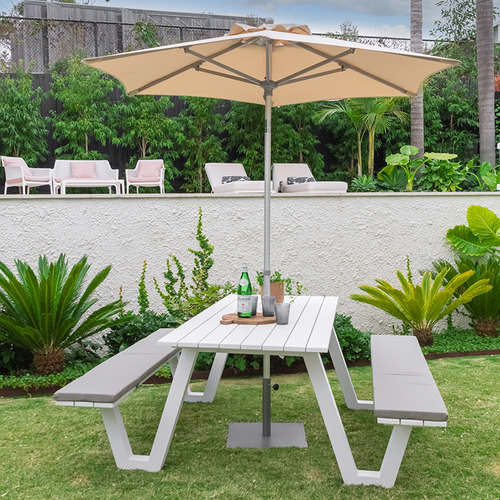 6 Seater Marquis Picnic Table with Umbrella