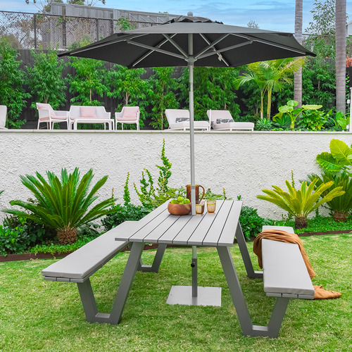 6 Seater Marquis Picnic Table with Umbrella