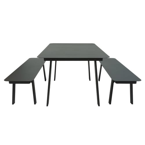 4 Seater Anatol Outdoor Dining Table & Bench Set