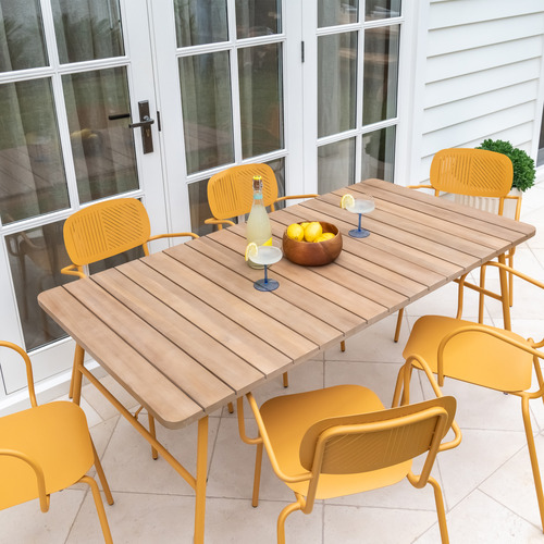 Demerand Acacia Wood Outdoor Dining Table