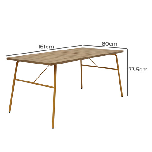 Demerand Acacia Wood Outdoor Dining Table