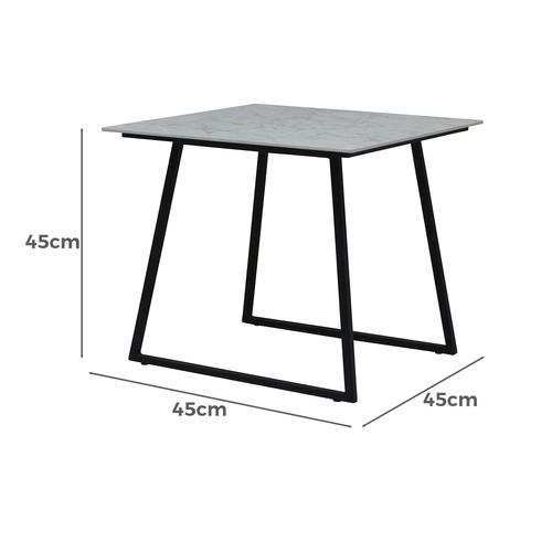 Veii Porcelain Outdoor Side Table