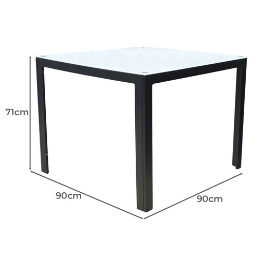 Dali Square Aluminium Outdoor Dining Table