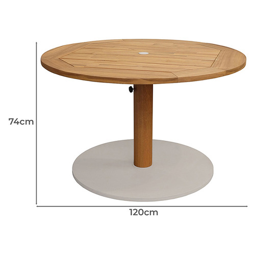Lisbon Acacia Wood Outdoor Dining Table