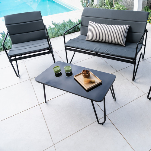 5 Seater Manhattan Outdoor Lounge Set with Cushions