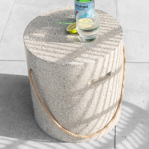 Maui Terrazzo Outdoor Stool