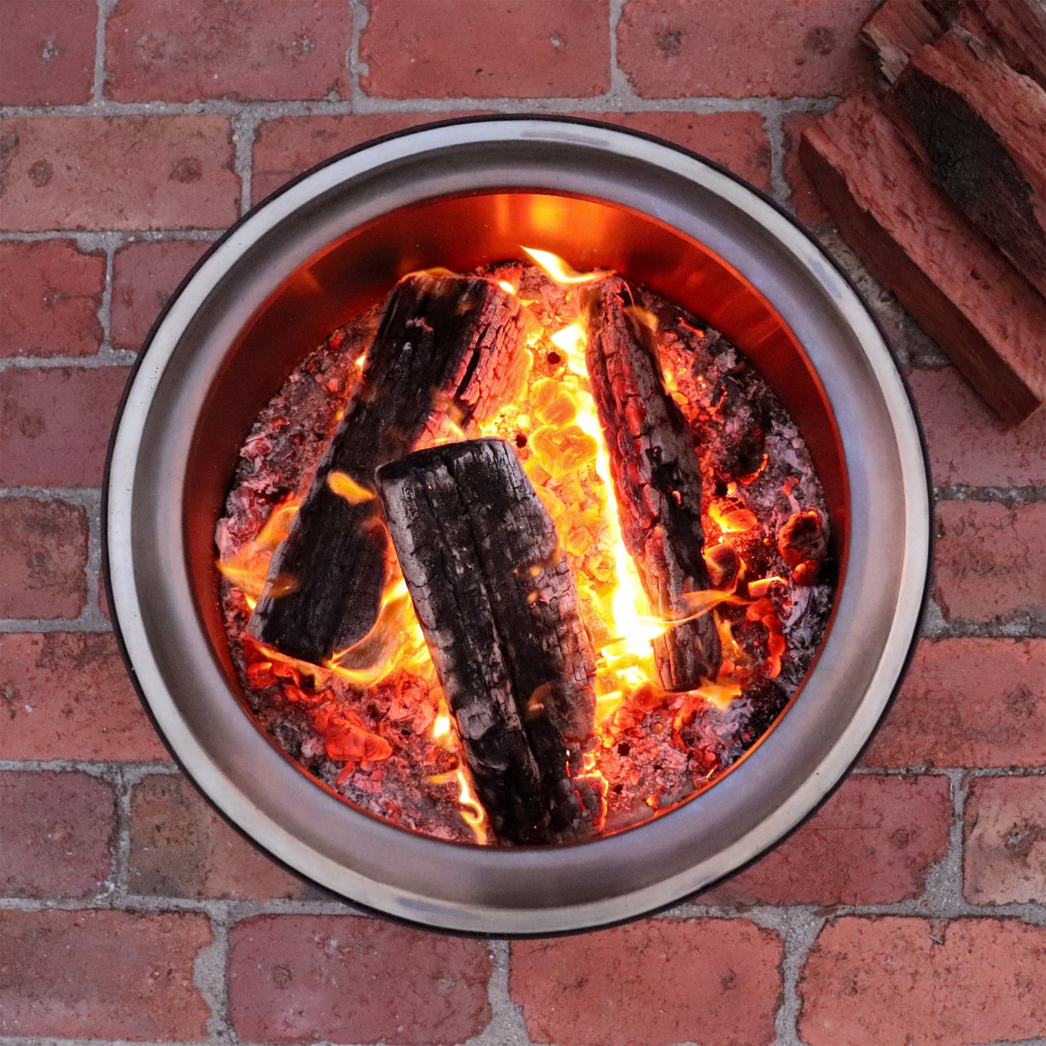 49cm Black Beckett Fire Pit