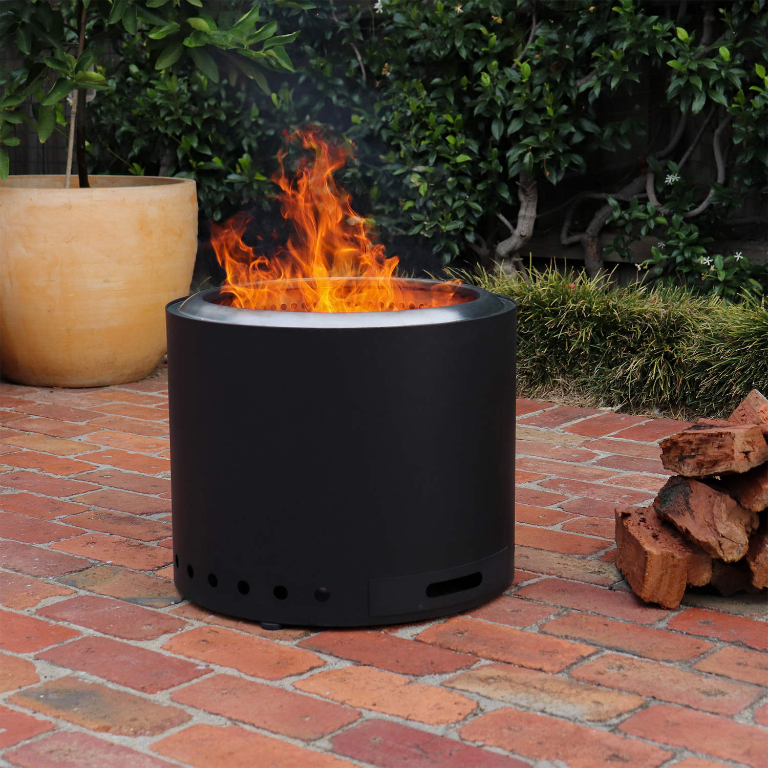 49cm Black Beckett Fire Pit
