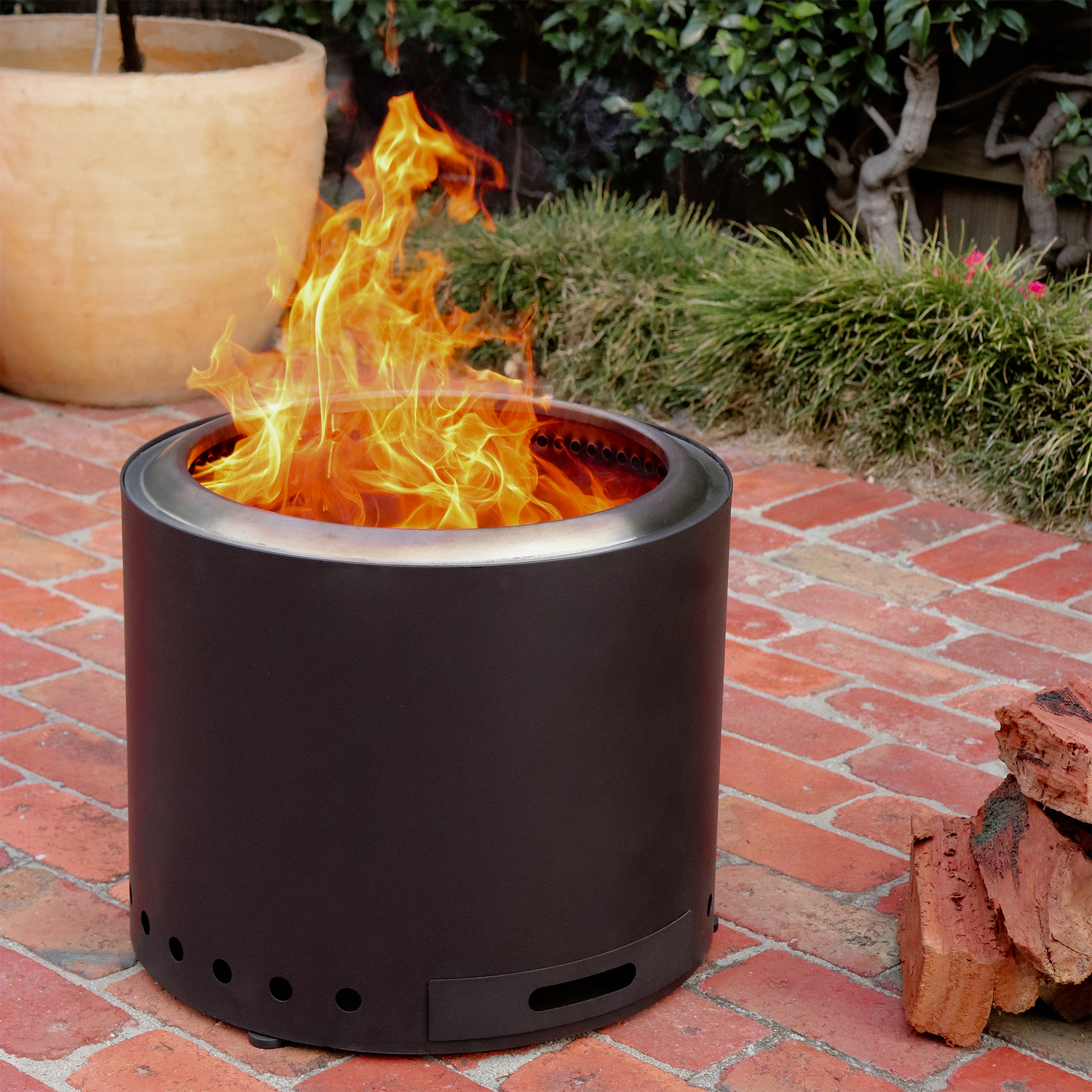 49cm Black Beckett Fire Pit