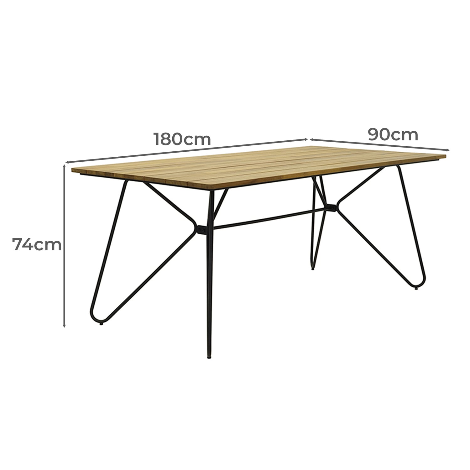 Peninsula Outdoor Dining Table