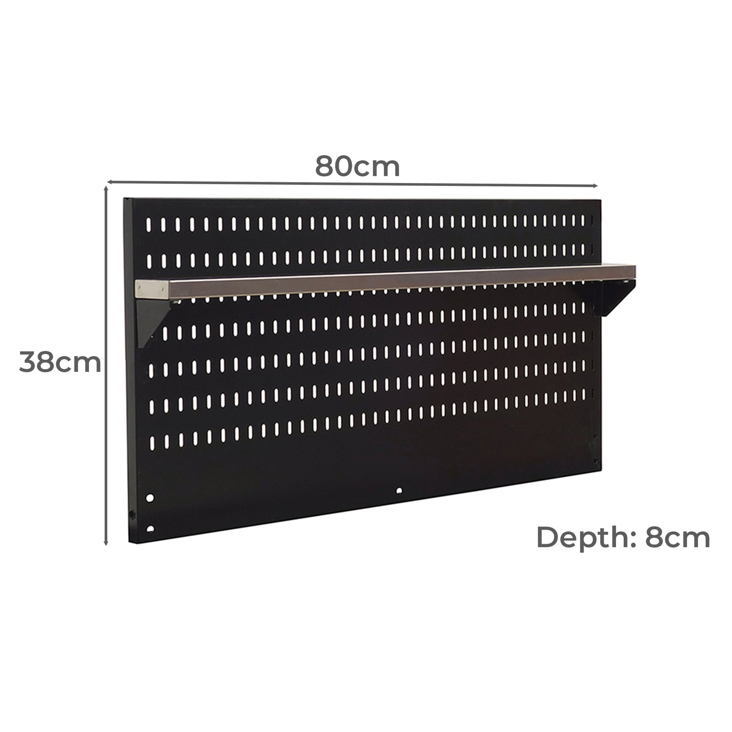 Winslow Outdoor Cabinet Pegboard with Shelf