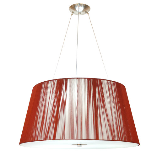 Paolo Pendant in Plum Red