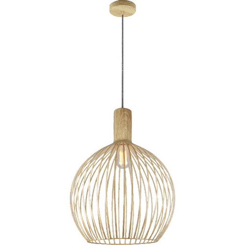 Gabbia Natural Wood Pendant