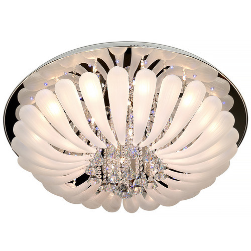 semi flush crystal chandeliers