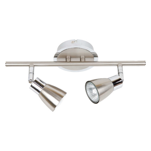 Alessia Lighting Greer 2 Light Brushed Chrome Spotlight The Build by