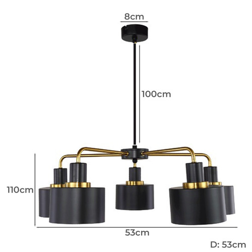 Alix 5 Light Pendant