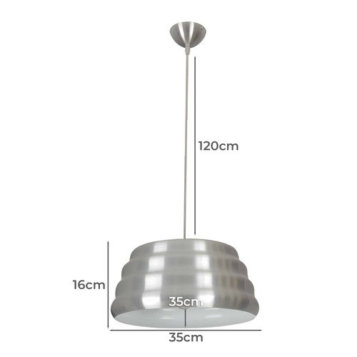 Miki Industrial Aluminium Pendant Light