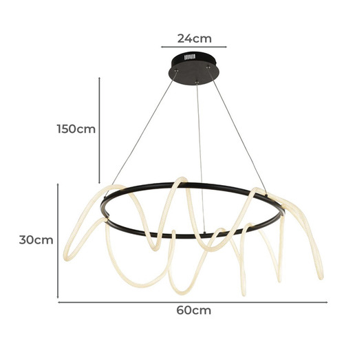 Carlisle 60cm LED Pendant Light