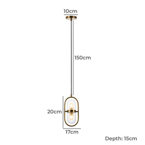 Bettina 2 Light Pendant