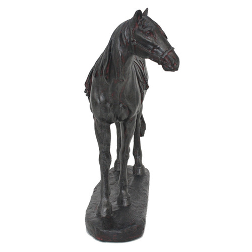 Equestrian Saddle Polyresin Statue