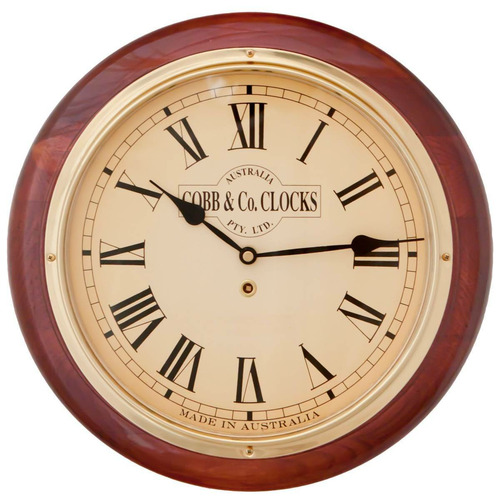 Cobb & Co. Clocks Australia 32cm Medium Railway Wall Clock & Reviews