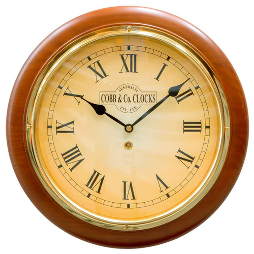Cobb & Co. Clocks Australia 32cm Medium Railway Wall Clock & Reviews
