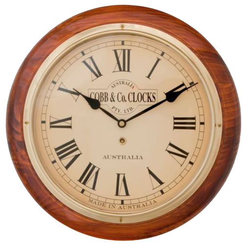 Cobb & Co. Clocks Australia 32cm Medium Railway Wall Clock & Reviews