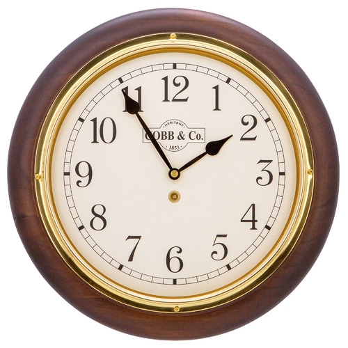 Cobb & Co. Clocks Australia Atifa Pine Wood Wall Clock Temple & ster