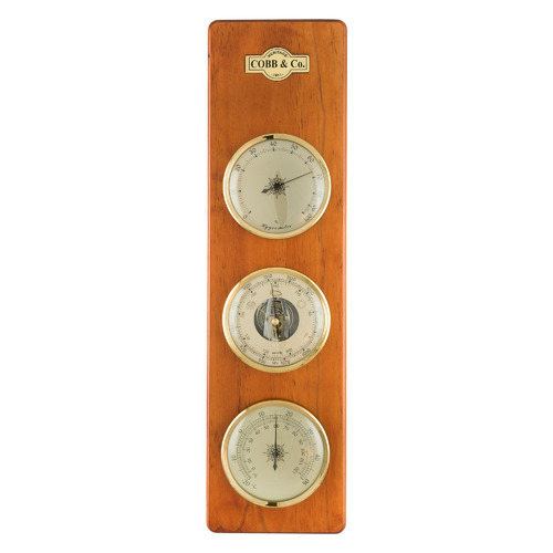 Large Satin Finish 3-in-1 Barometer | Temple & Webster