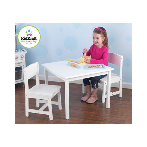 Kidkraft aspen table & 2 sales chair set