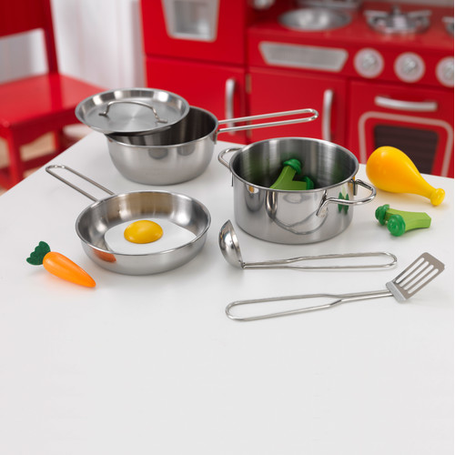 Deluxe Cookware set with Food