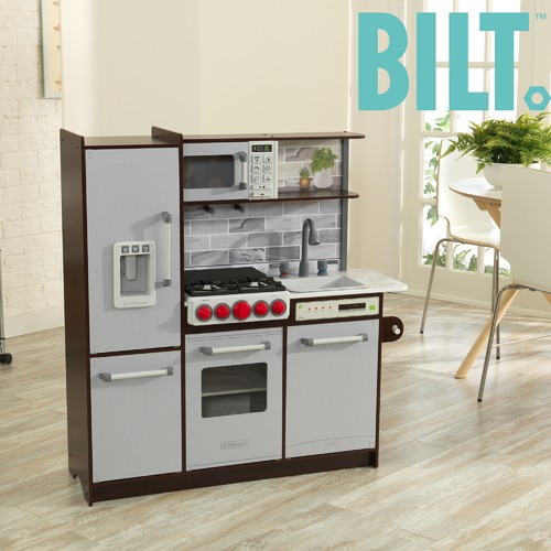 kidkraft uptown elite espresso play kitchen