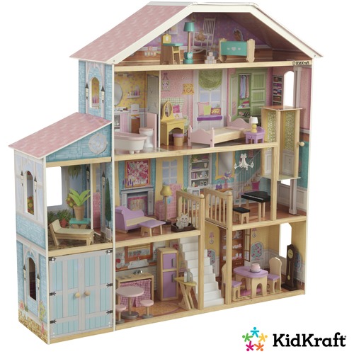 so stylish mansion dollhouse with ez kraft assembly