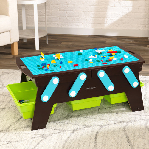 KidKraft Building Bricks Play & Store Table Temple & ster