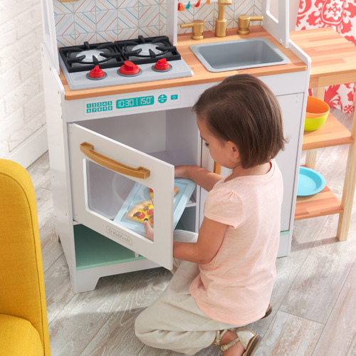 KidKraft Kids' Boho Bungalow Play Kitchen Set | Temple & Webster