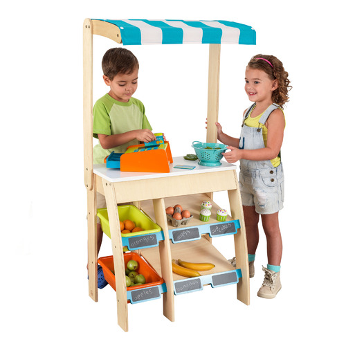 KidKraft Kids' Grocery Marketplace Temple & ster