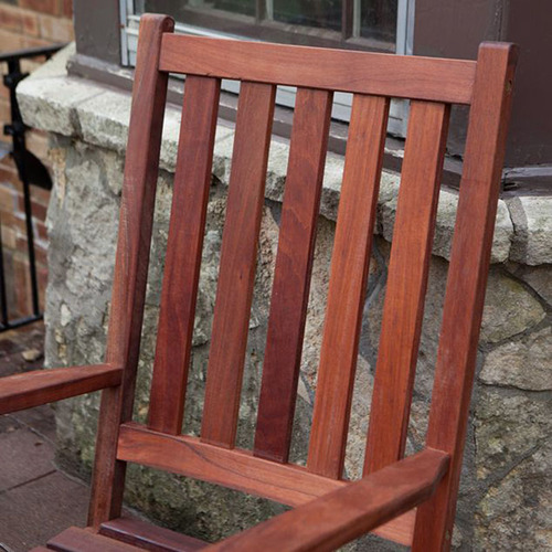 Towson Dungun Wood Porch Rocking Chair