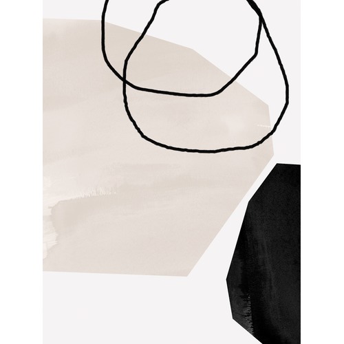 Taupe Hex I Canvas Wall Art