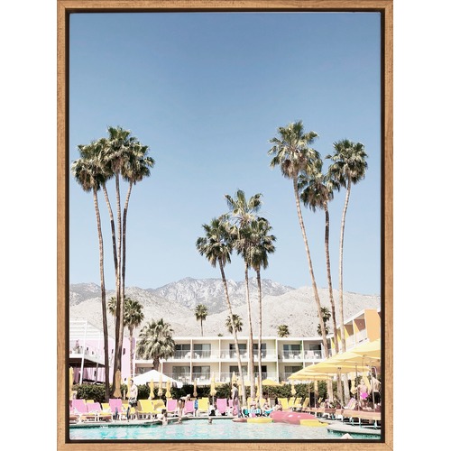 A La Mode Studio Palm Springs Canvas Wall Art | Temple & Webster