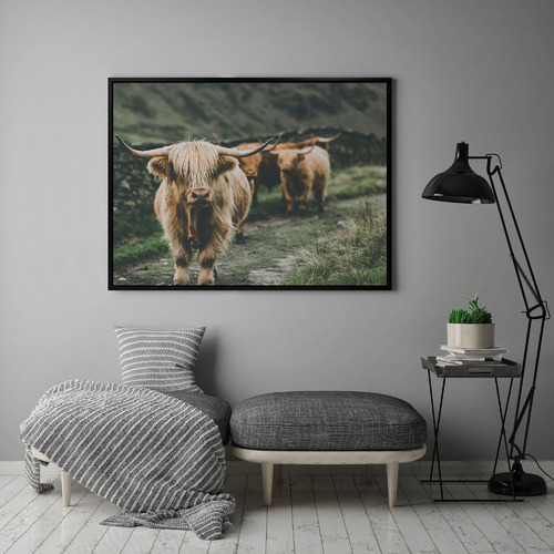 A La Mode Studio The Herd Canvas Wall Art | Temple & Webster