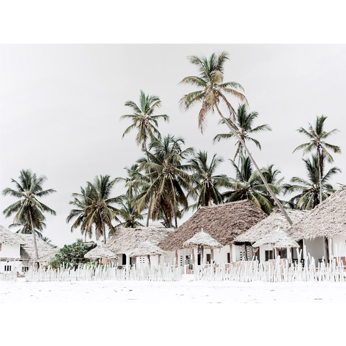 Beach Hut Canvas Wall Art