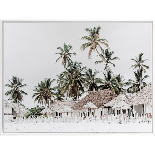 Beach Hut Canvas Wall Art