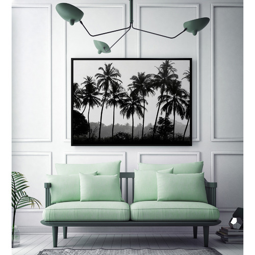 Palm Silhouette Canvas Wall Art
